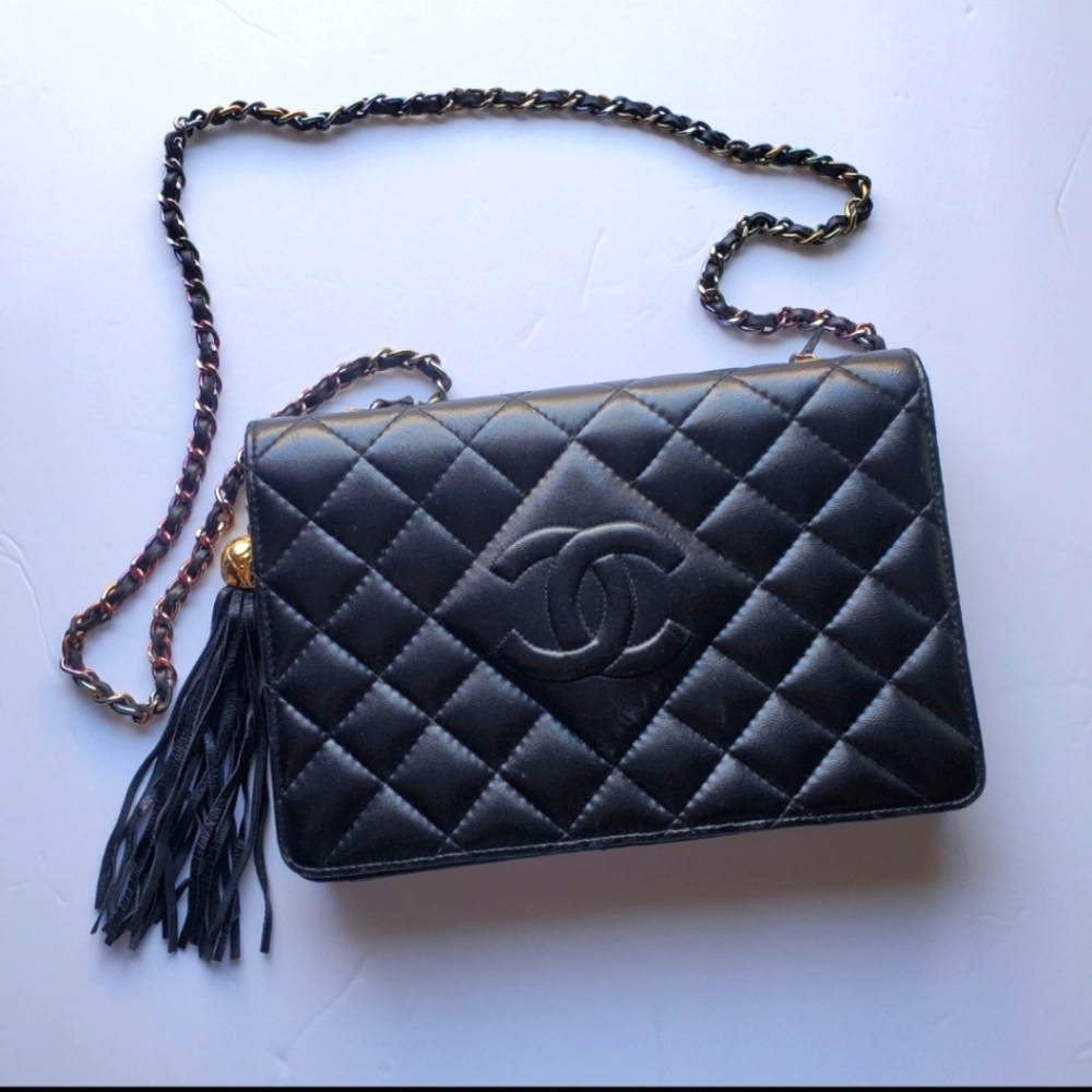 ❌SOLD❌ Coco Chanel Flap Bag 👝 BLACK CC